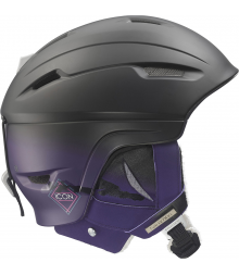 Г/Л шлем Salomon ICON 4D C. AIR Black Mat/Purple